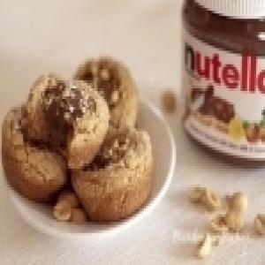 Peanut Butter, Nutella Cookie Cups_image