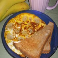 Honey & Banana Omelette image