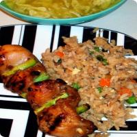 Chicken and Scallion Skewers image