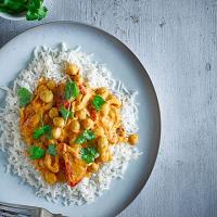 Tomato & chickpea curry image