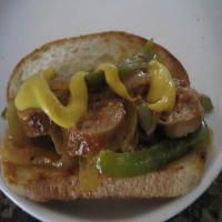 Sausage, Onion and Pepper Hoagies image