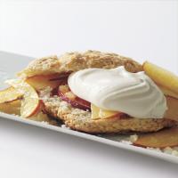 Fresh Peach and Gingercream Shortcakes image
