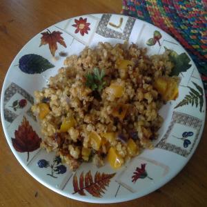 Spiced Bulghar Wheat With Roasted Peppers_image