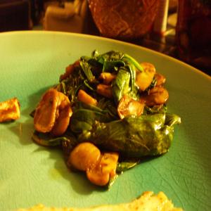 Spinach and Mushrooms_image