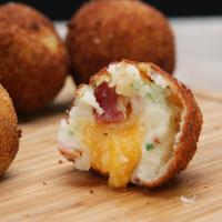 Loaded Cheesy Mashed Potato Balls Recipe by Tasty_image