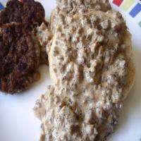 Super Sausage Gravy and Cheater Biscuits image