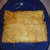 -- Chicken Cheddar Crepes With Mushrooms -- image