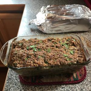 Simply Divine Meat Loaf with Spinach_image