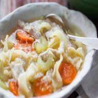 Chicken Noodle Soup with Parmigiano Reggiano Broth_image