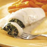 Creamy Spinach Stuffed Flounder image