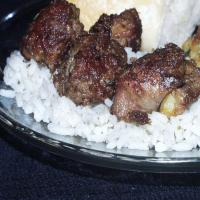 Chicken Livers With Rice image
