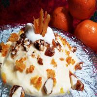 Tangerine Cream With Brittle Topping image