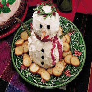 Make-Ahead Snowman Cheese Ball_image
