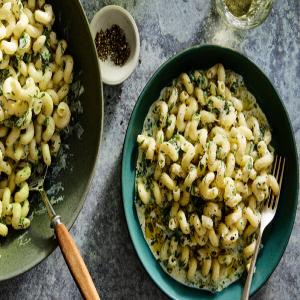Creamy Pasta With Ricotta and Herbs_image