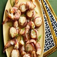 Bacon Wrapped Shrimp and Scallops image