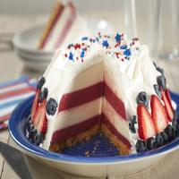 Red, White and Blue Cheesecake Dome_image