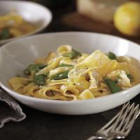 Pappardelle with Leeks, Sugar Snap Peas, and Lemon_image