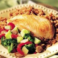 Sauteed Chicken with Asian Rice_image