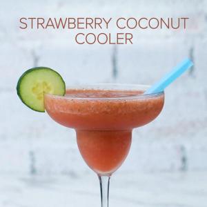 Strawberry Coconut Cooler Mocktail Recipe by Tasty_image