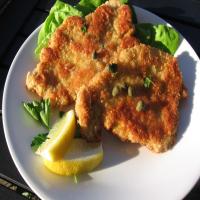 Panko-Coated Chicken Schnitzel With Capers and Lemon image