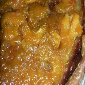 Lemon Mascarpone Pie with Apricot Coulis_image