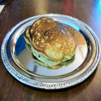Green Oat Pancakes for St. Patrick's Day from More With Less Mom_image
