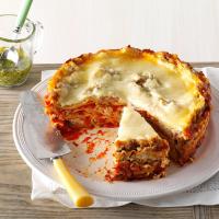 Slow-Cooker Turkey Pesto Lasagna image