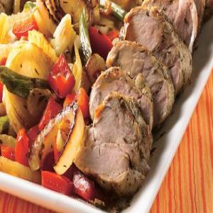Savory Grilled Pork Tenderloins with Herbed Vegetables_image