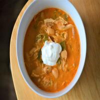 Almost White Slow-Cooker Chicken Chili image