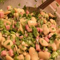 Fava Bean Salad With Jamon and Fresh Mint image