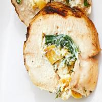 Grilled Spinach-Artichoke Stuffed Chicken Breasts image
