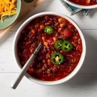 Pressure-Cooker Five-Bean Chili image