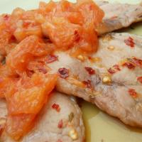 Benji's Pork Chops with Grapefruit Relish image