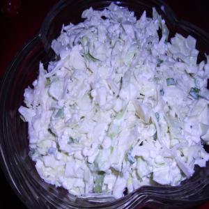 Low Fat Creamy Cabbage and Onion Salad image