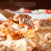 Chicken Parmesan Meatball Casserole Recipe - (4.5/5) image