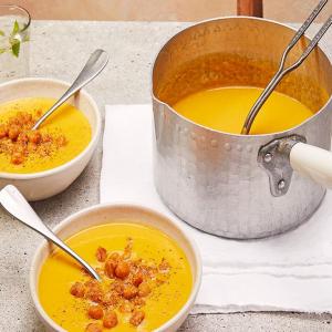 Carrot & tahini soup image