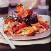 Eggplant Steaks with Pumpkin, Tomato, and Mushroom Ragoût_image
