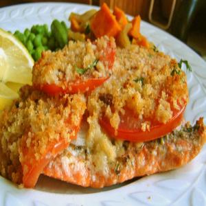 Crusted Salmon with Tomato image
