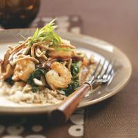 Shrimp & Shiitake Stir-Fry with Crispy Noodles_image