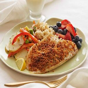 Broiled Tilapia with Bean, Potato and Olive Salad image