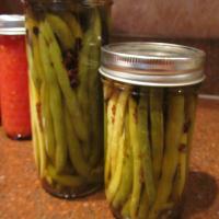Hot Pickled Green Beans:_image