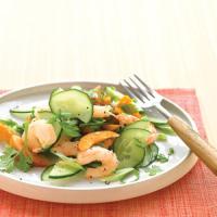 Shrimp Salad with Apricots and Cucumber image