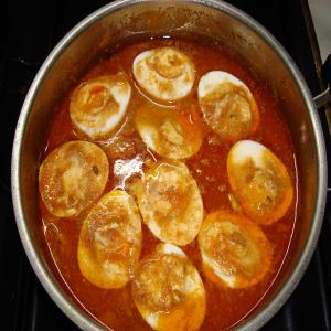 Chettinad Curry Eggs image