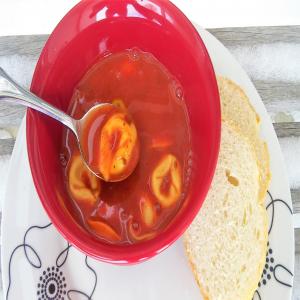 Minute Tomato Soup with Tortellini image