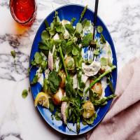 Warm Chicken Salad with Asparagus and Creamy Dill Dressing_image