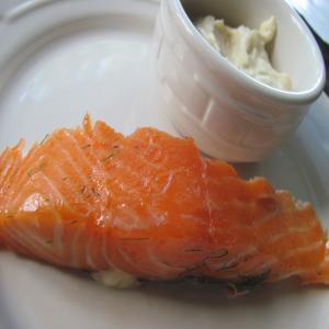 Slow Roasted Brown Sugar and Dill Cured Salmon_image