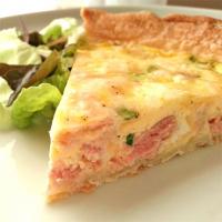Becky's Healthier Ham and Cheese Quiche image