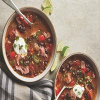 Slow Cooker Cuban Tomato and Black Bean Soup Recipe_image