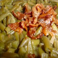 Sweet - Sour Green Beans Loaded With Bacon_image