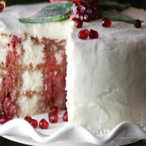 Pomegranate Christmas Cake image